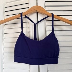 lululemon athletica Deep blue  Strappy Sports Bra